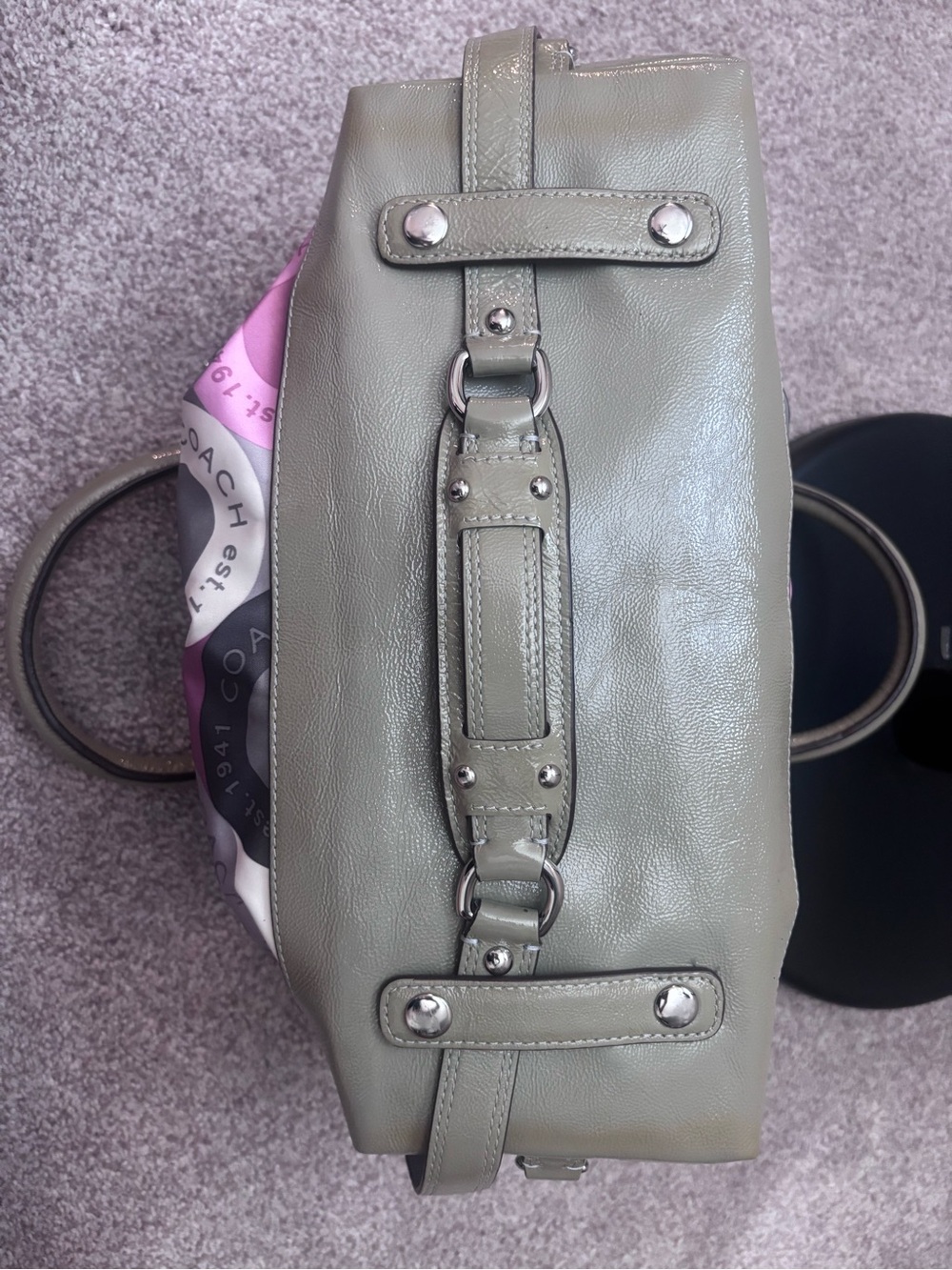 Coach Ashley Snap Head Satchel purse y2k - Picture 6 of 9